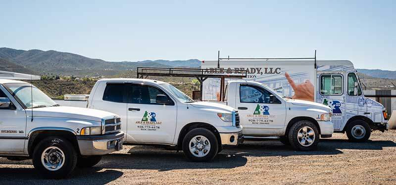 Able and Ready Fleet of Remodel Contractor Vehicles