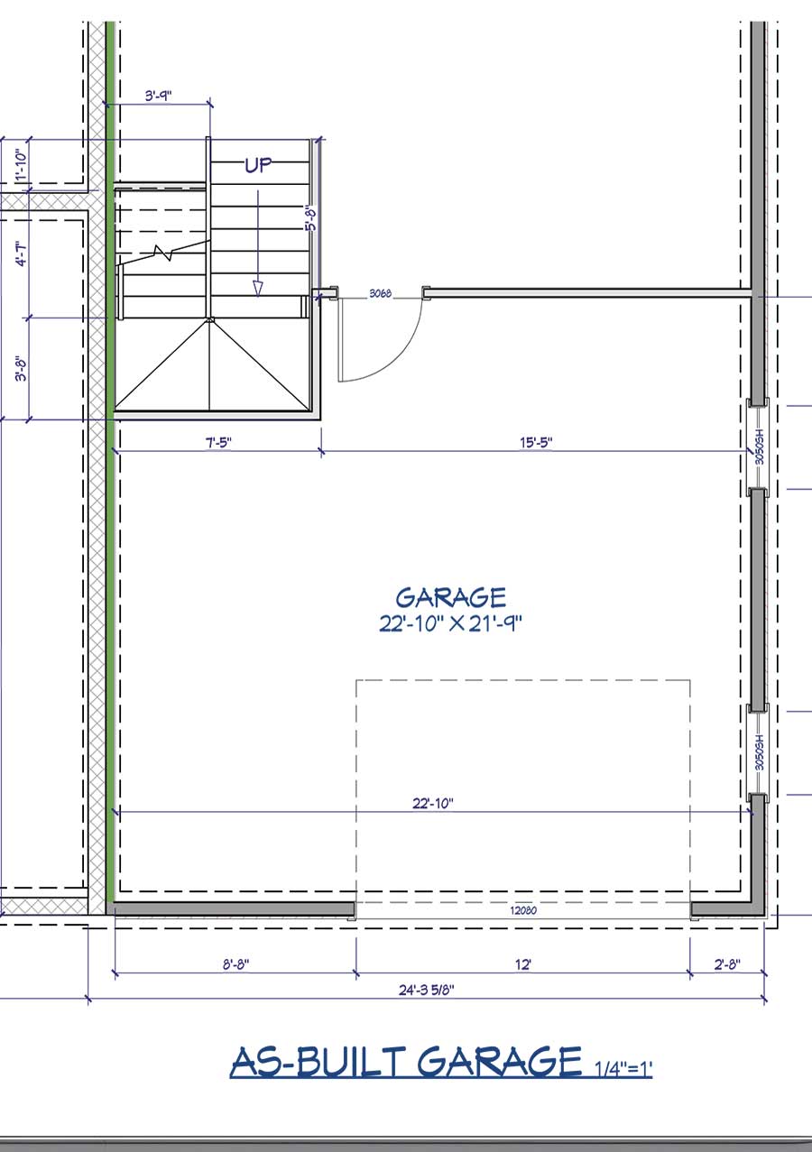 Original Garage layout
